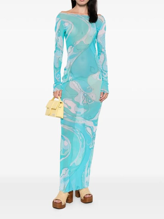 Emilio Pucci Dresses & Skirts - PUCCI Orchidee-print maxi dress